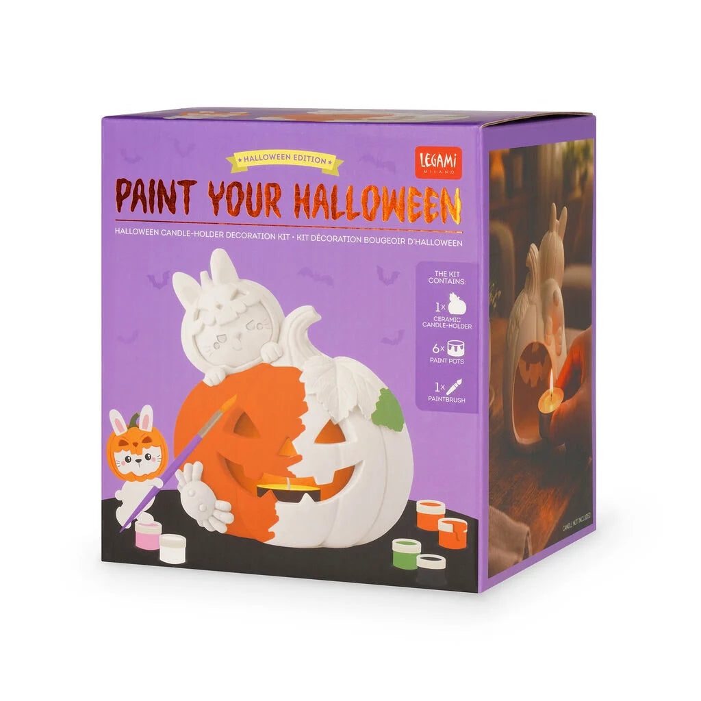 Legami - Kit Décoration Bougeoir Citrouille - Halloween