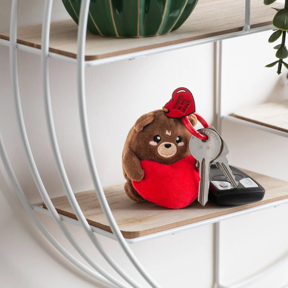 Legami - Porte-clés en Peluche Teddy Bear - Tiny Super Soft!