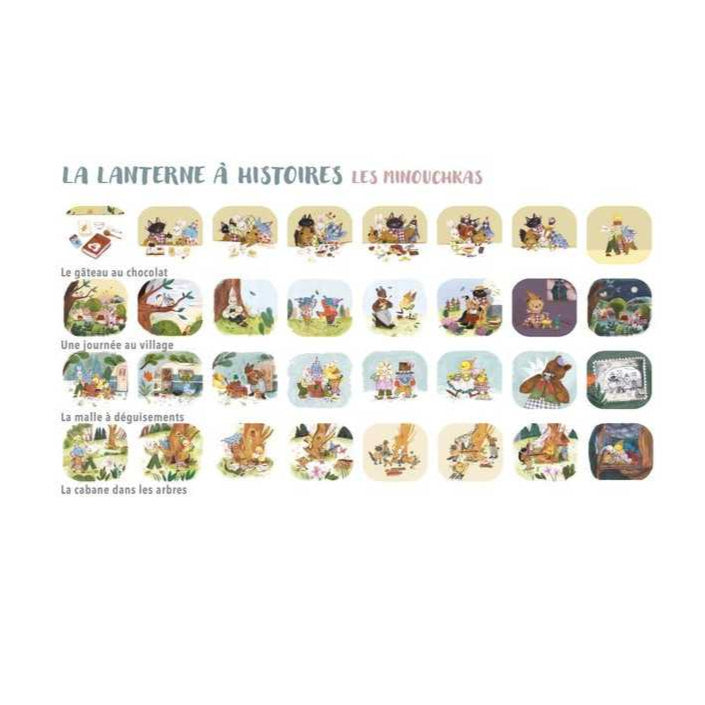 Lanterne à histoires Les Minouchkas - Moulin Roty