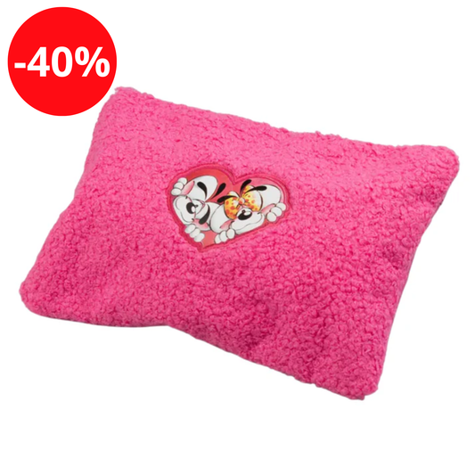 Diddl - Pochette en peluche rose