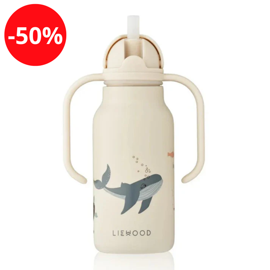Liewood - Gourde avec poignées - Animaux Marins - 250 ml