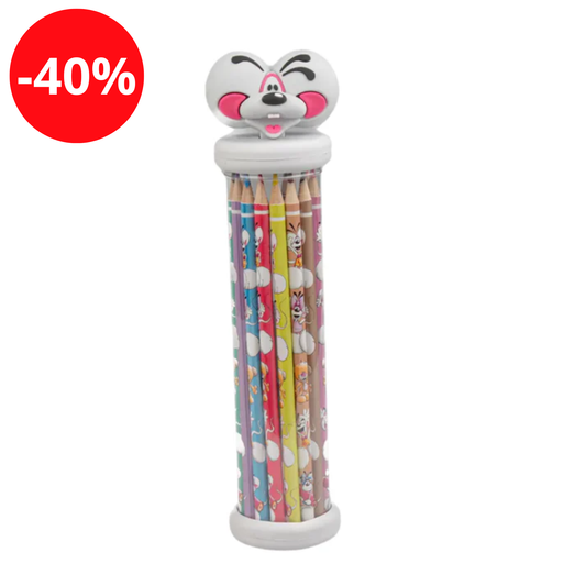 Diddl - Pot 3D avec crayons