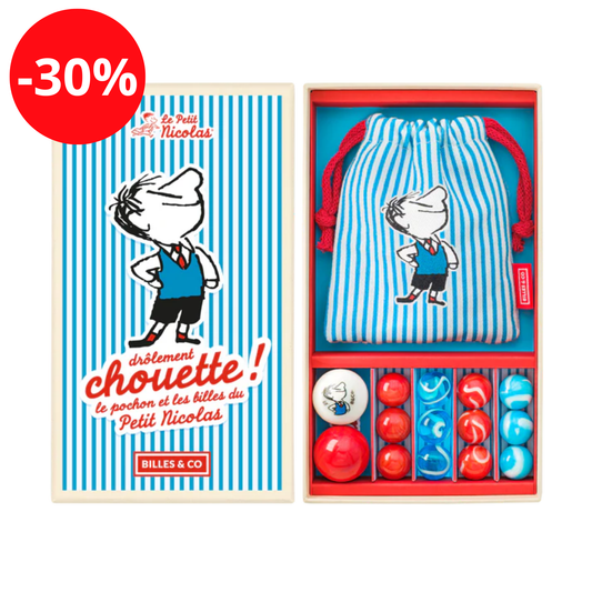 Coffret de billes avec pochon - Le Petit Nicolas - Billes and co