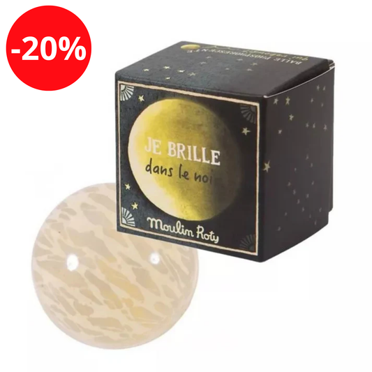 Balle rebondissante phosphorescente - Moulin Roty