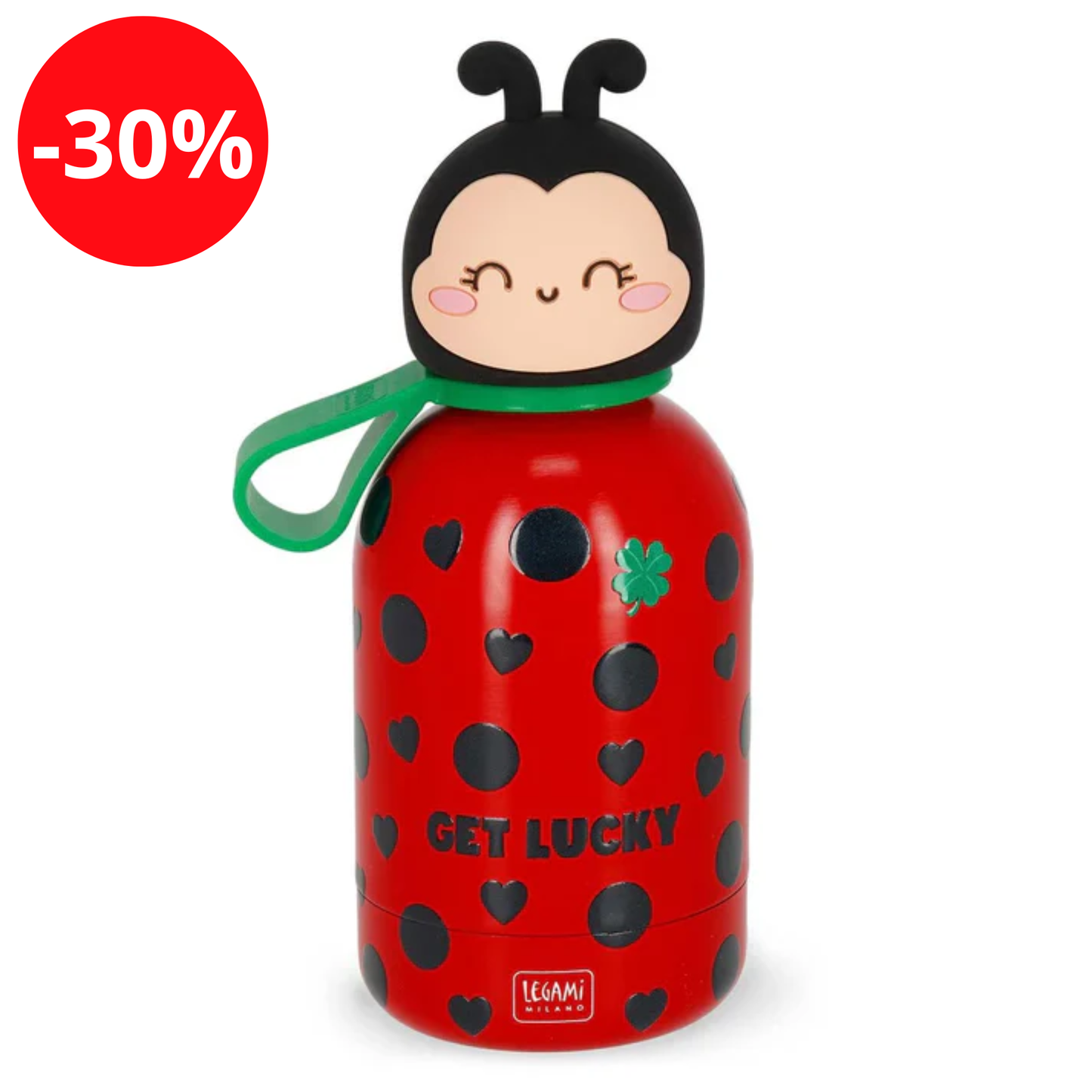 Legami - Gourde Thermique pour Enfant - Ladybug - Hot&Cold BFF