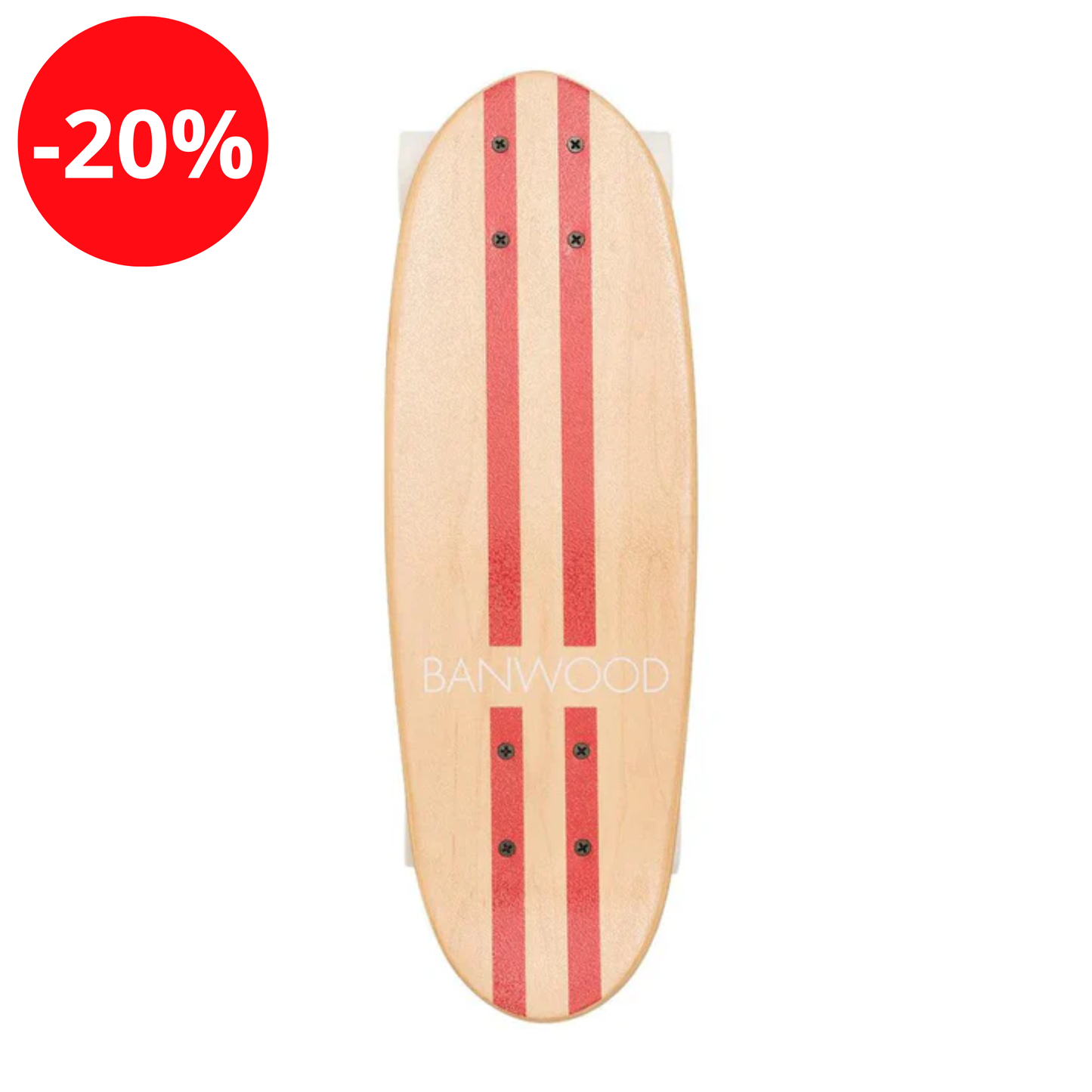 Skateboard - Rouge - Banwood