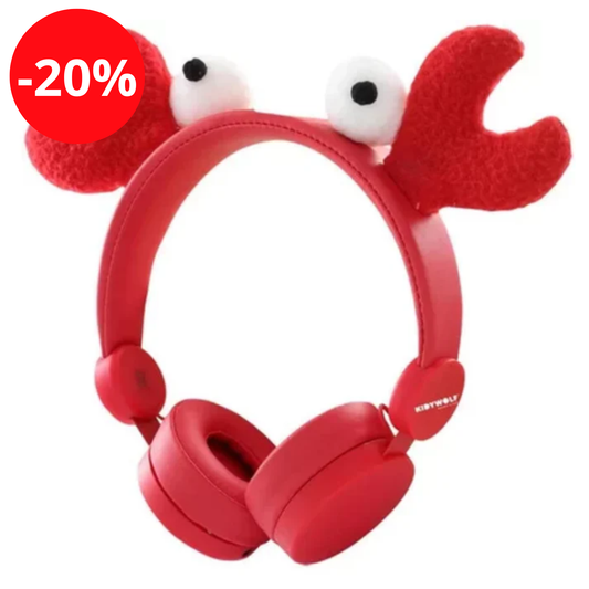 Kidywolf - Casque audio animaux - Crabe