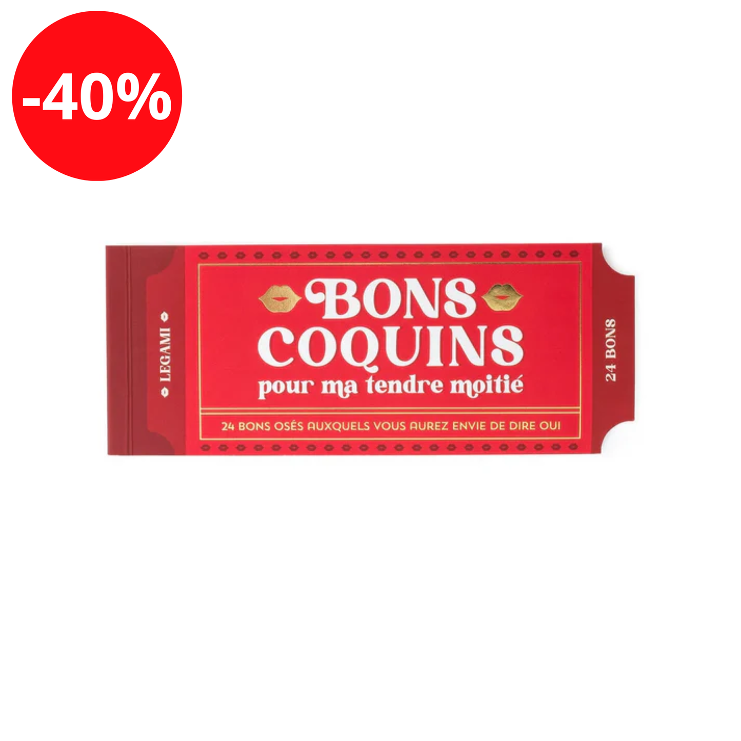 Legami - Carnet de 24 Bons Coquins - Français