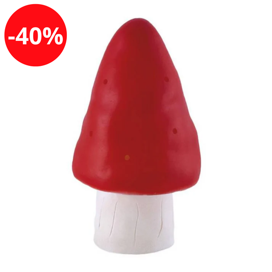 Lampe Champignon - Taille petite - Couleur Rouge - Egmont Toys