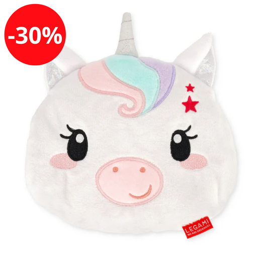 Legami - Bouillotte Sèche aux Graines de Lin - Licorne - Warm Cuddles