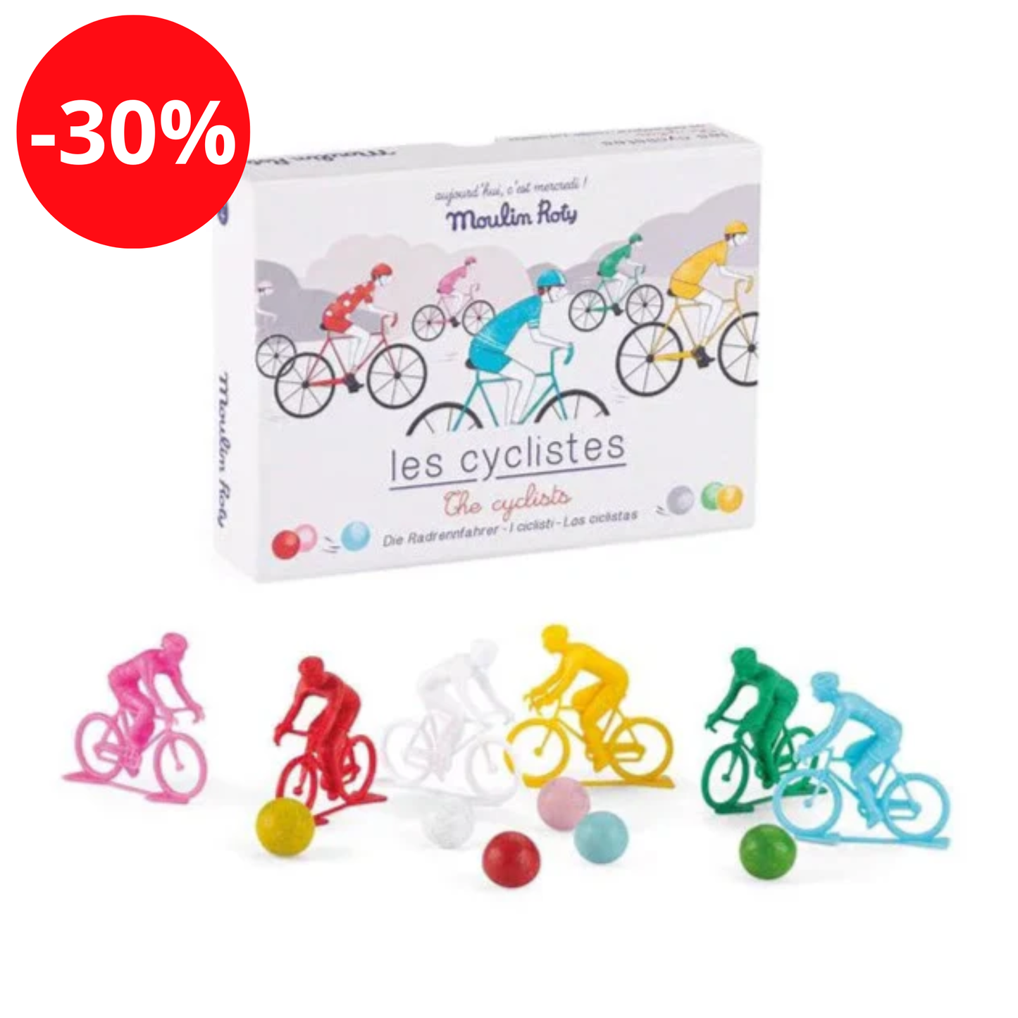 Jeu les cyclistes - Moulin Roty