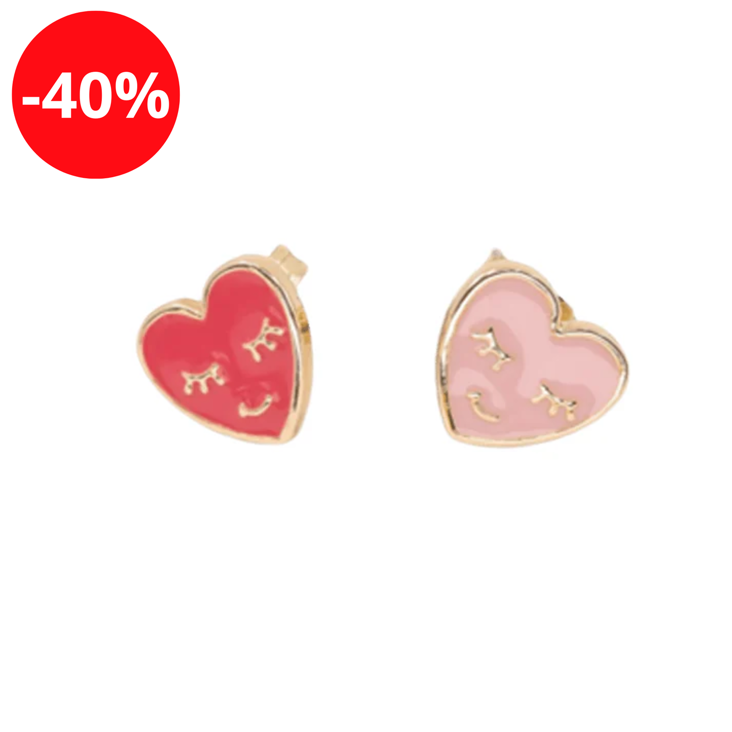Boucles d’oreilles Cœurs – Rosajou