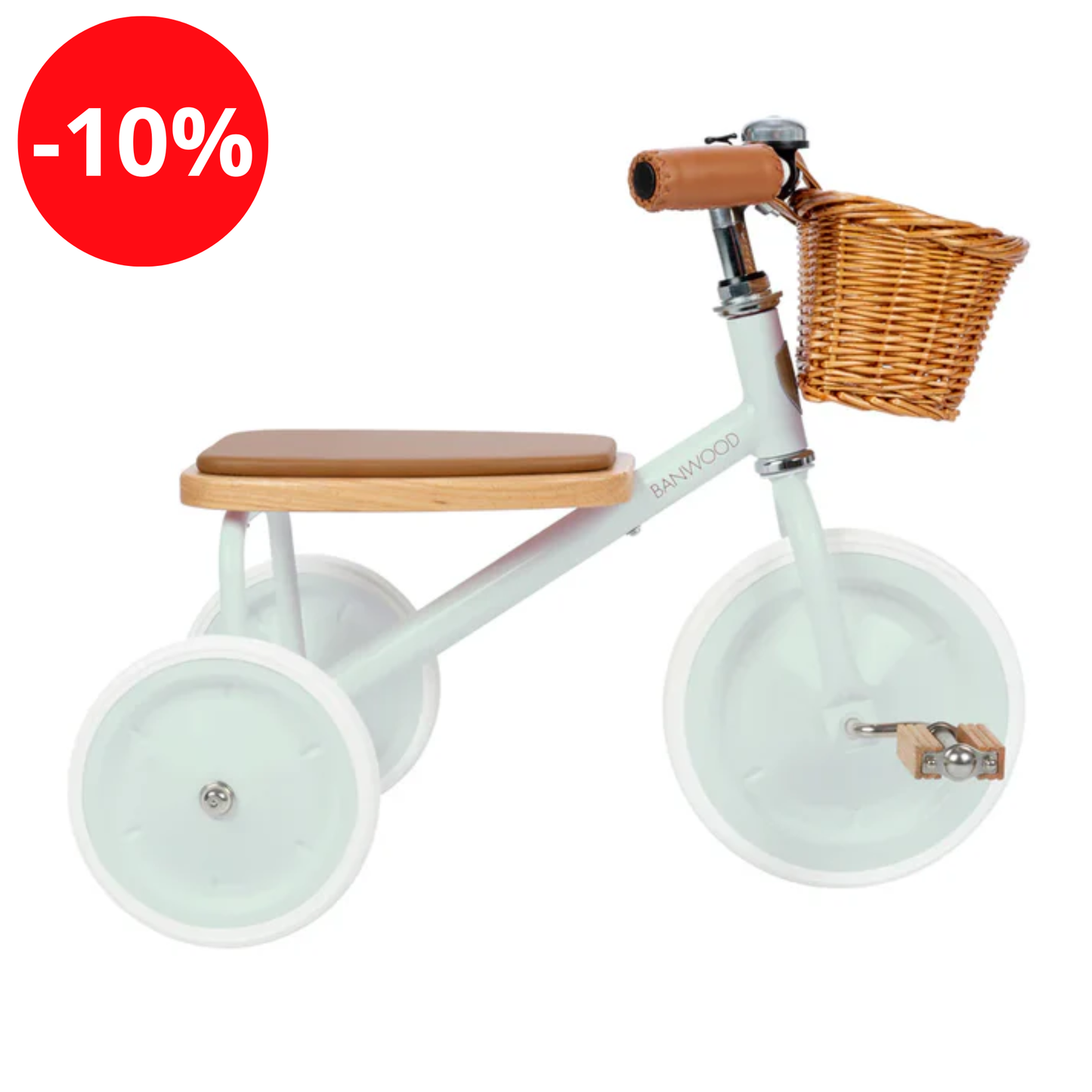 Tricycle vintage - Menthe pâle - Banwood - Modèle d'exposition