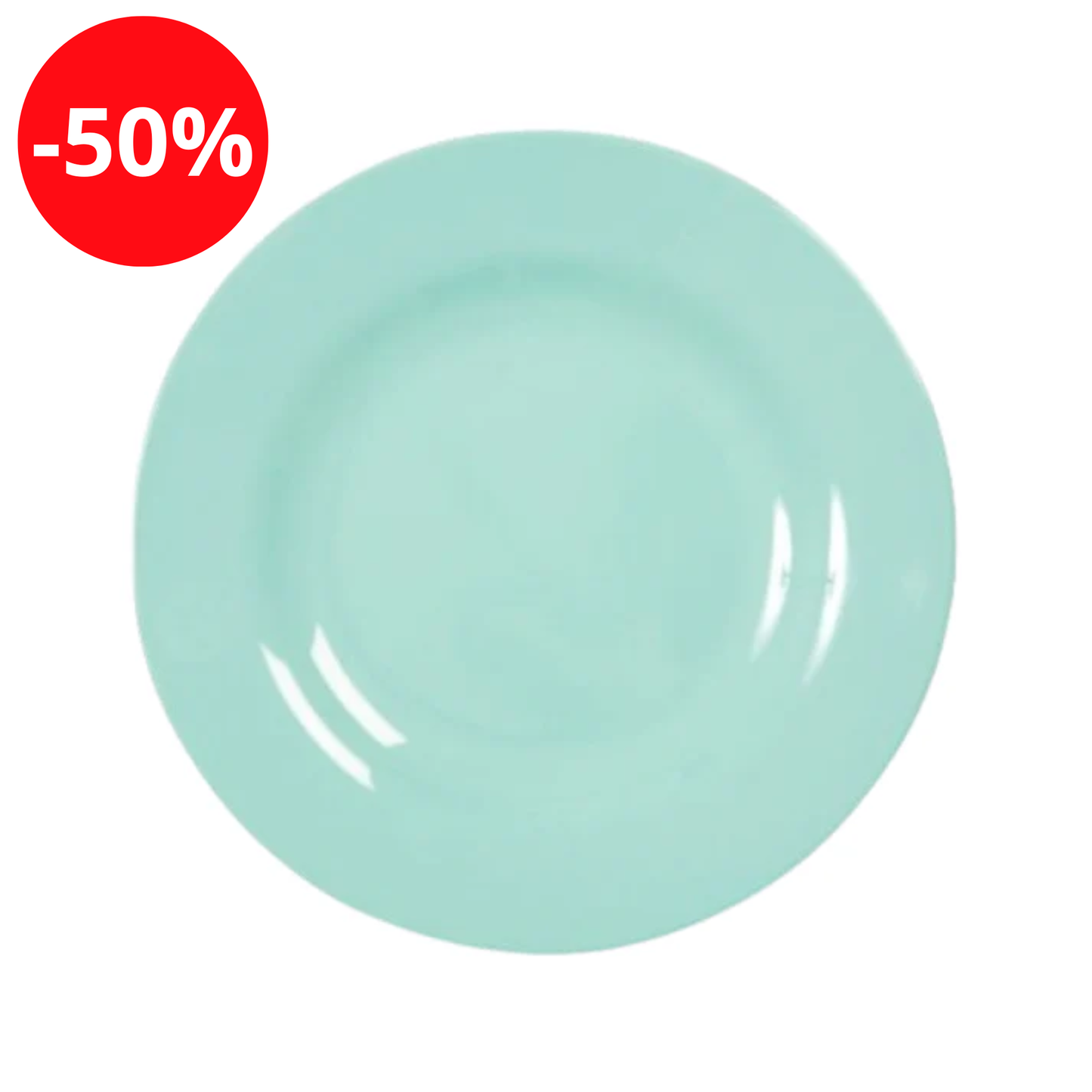 Petite assiette en mélamine menthe - Rice