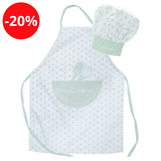 Set tablier et toque pour enfant - Scrapcooking