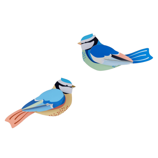 Maquette à construire - Oiseaux du jardin - Mésanges bleues  - Studio Roof