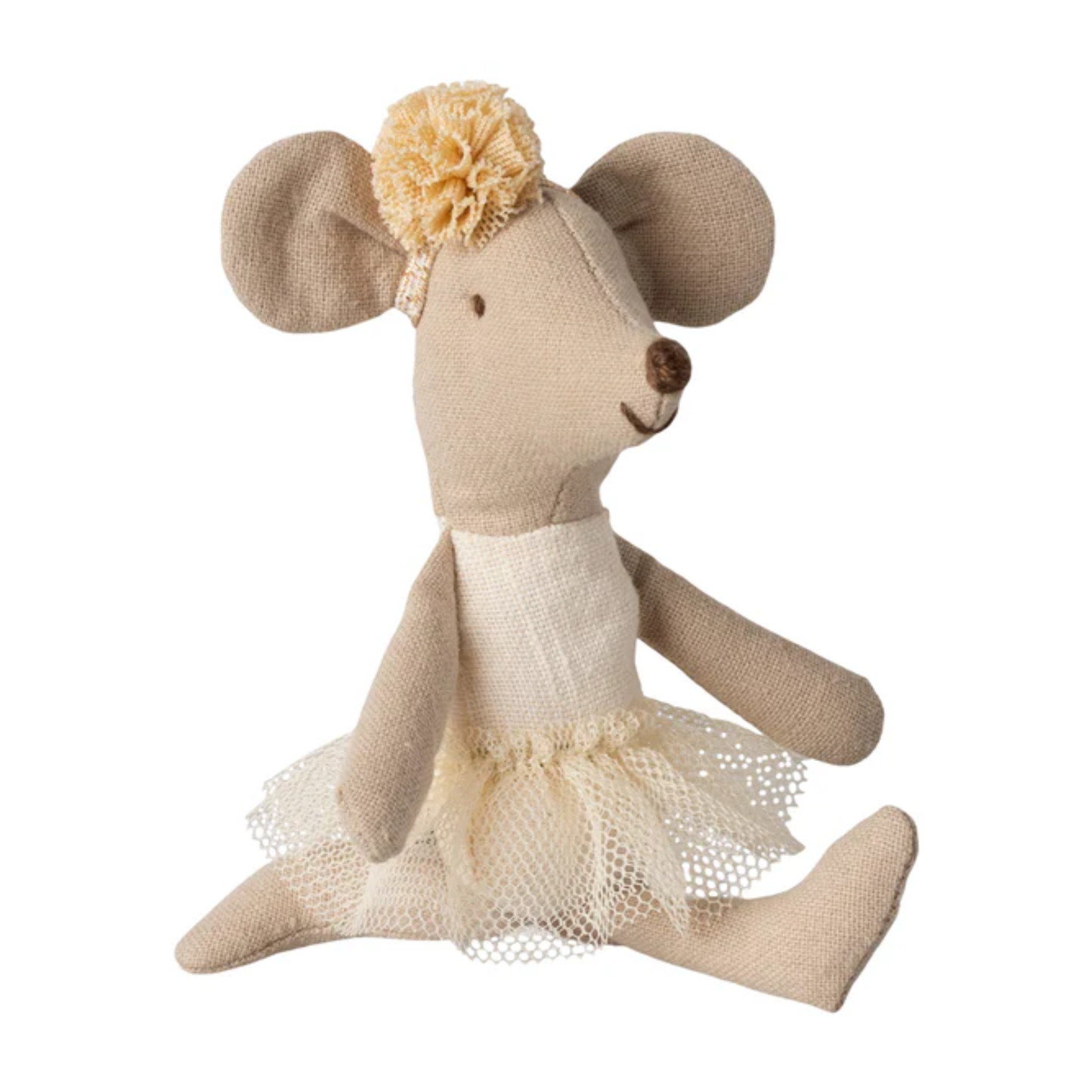 Maileg - Souris Ballerine blanc cassé – Petite Sœur