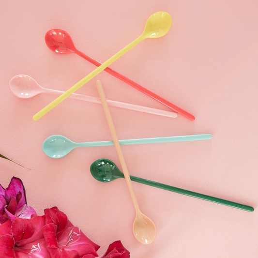 Lot de 6 longues cuillères - Rice