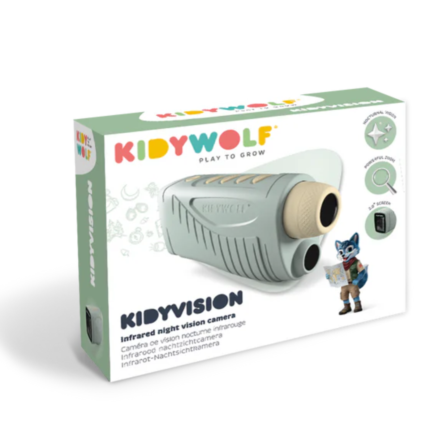Kidywolf - Caméra infrarouge à vision nocturne - Kidyvision