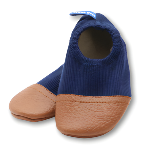 Chaussons - Les Petits Jerseys - Bleu profond - Les pas petits