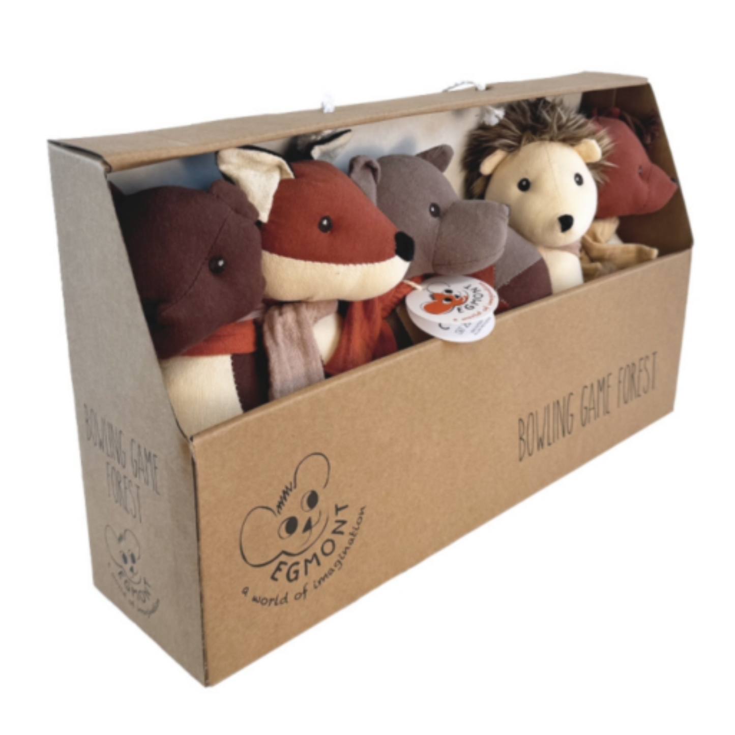 Jeu de quilles en tissu - Foret - Egmont Toys