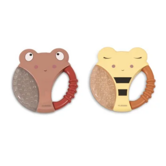 Lot de 2 anneaux de dentition rafraîchissants - BB&Co - Filibabba