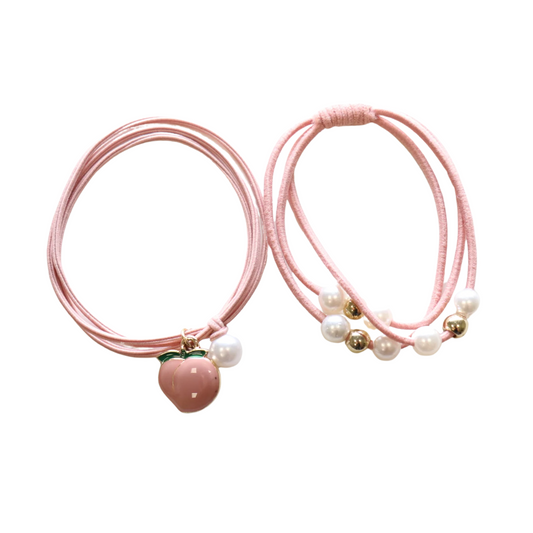 Élastiques cheveux - Peach and Cream bands