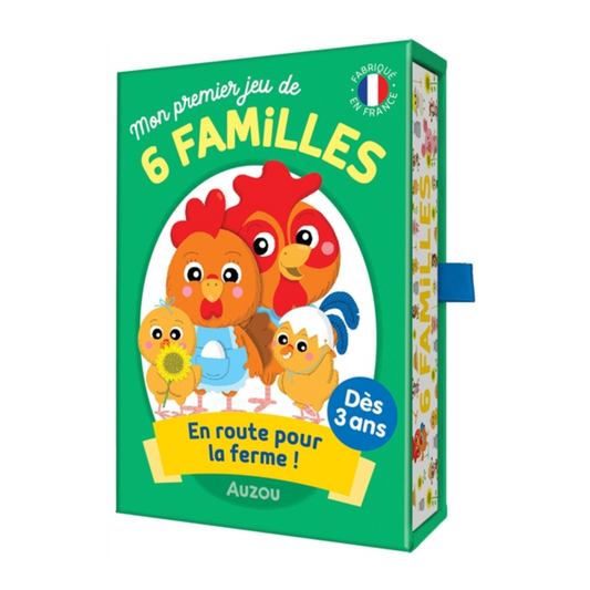 En route pour la ferme ! : mon premier jeu de 6 familles