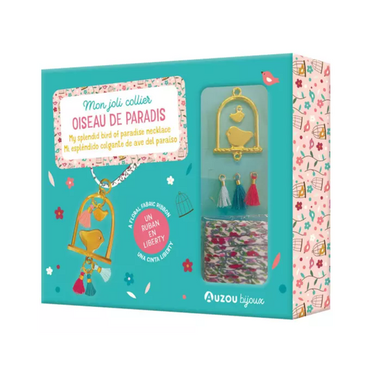 Mon joli collier oiseau de paradis - Coffret DIY - Auzou