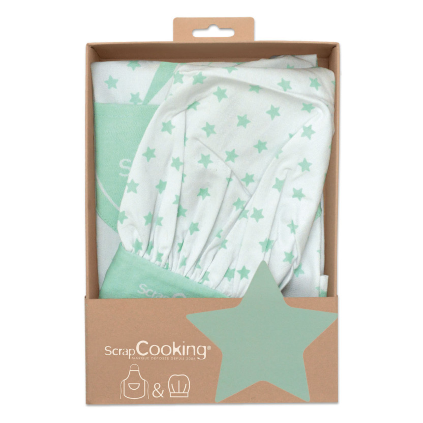 Set tablier et toque pour enfant - Scrapcooking