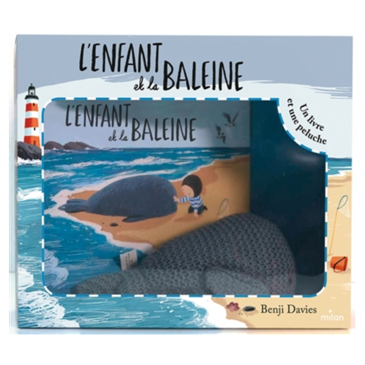 L'enfant et la baleine - Coffret avec peluche