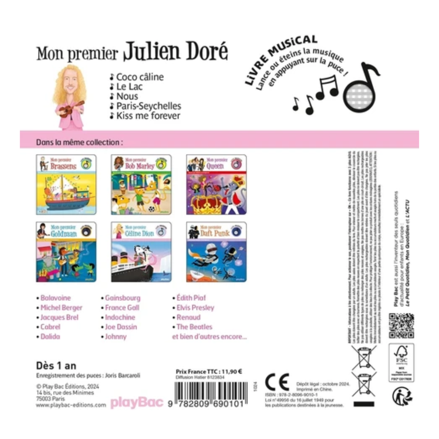 Mon premier Julien Doré - Livre musical
