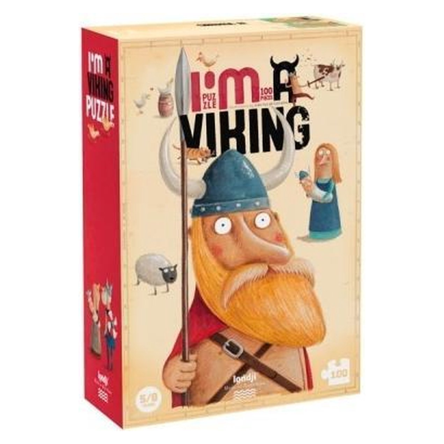 Puzzle - 100 pcs - Viking - Londji