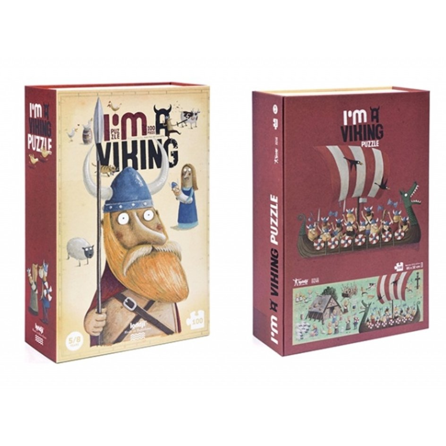 Puzzle - 100 pcs - Viking - Londji