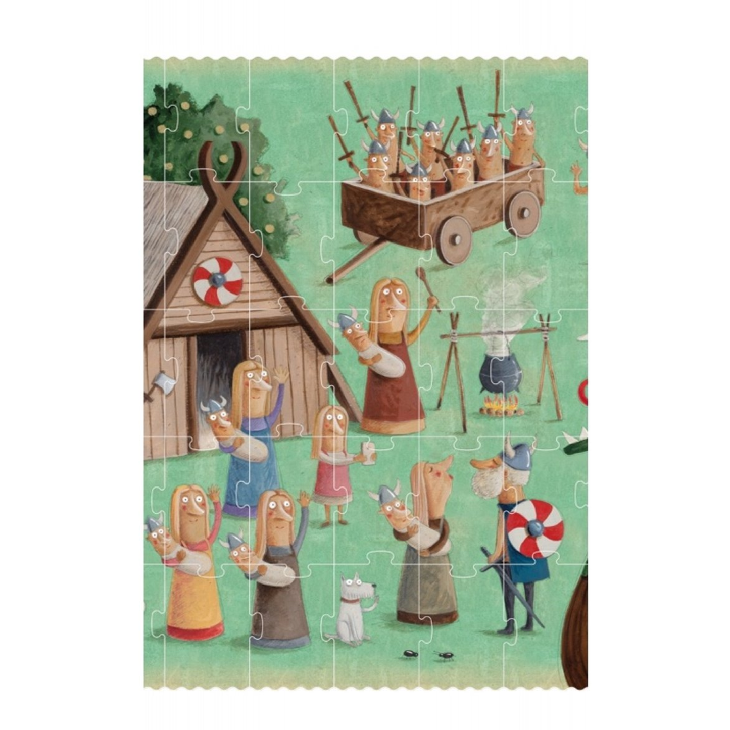 Puzzle - 100 pcs - Viking - Londji