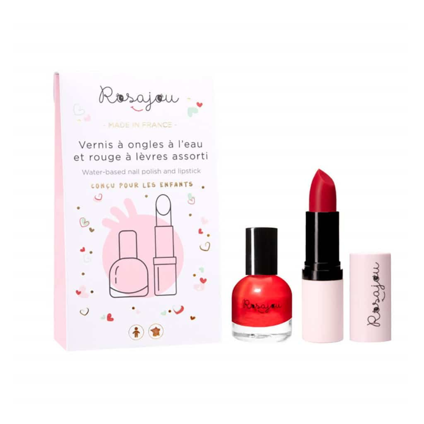 Duo De Rouge à lèvres et vernis – Madame - Rosajou