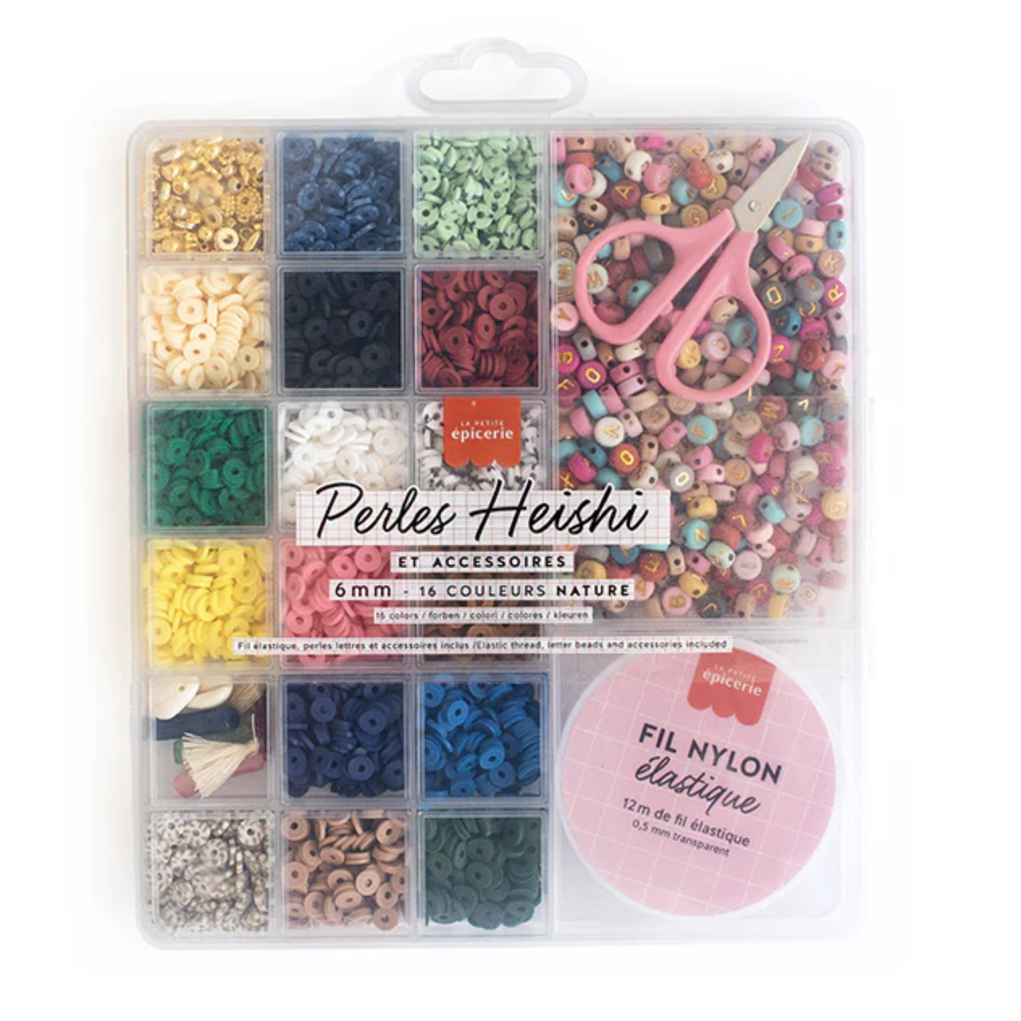 Maxi boite de perles heishi et accessoires - La petite épicerie
