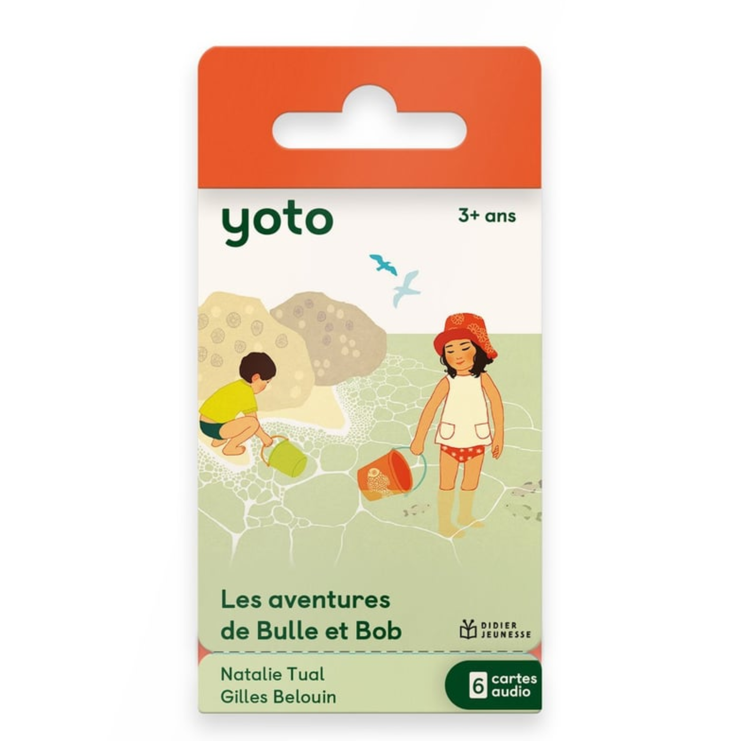 Lot de 6 cartes - Les aventures de Bulle et Bob - Yoto