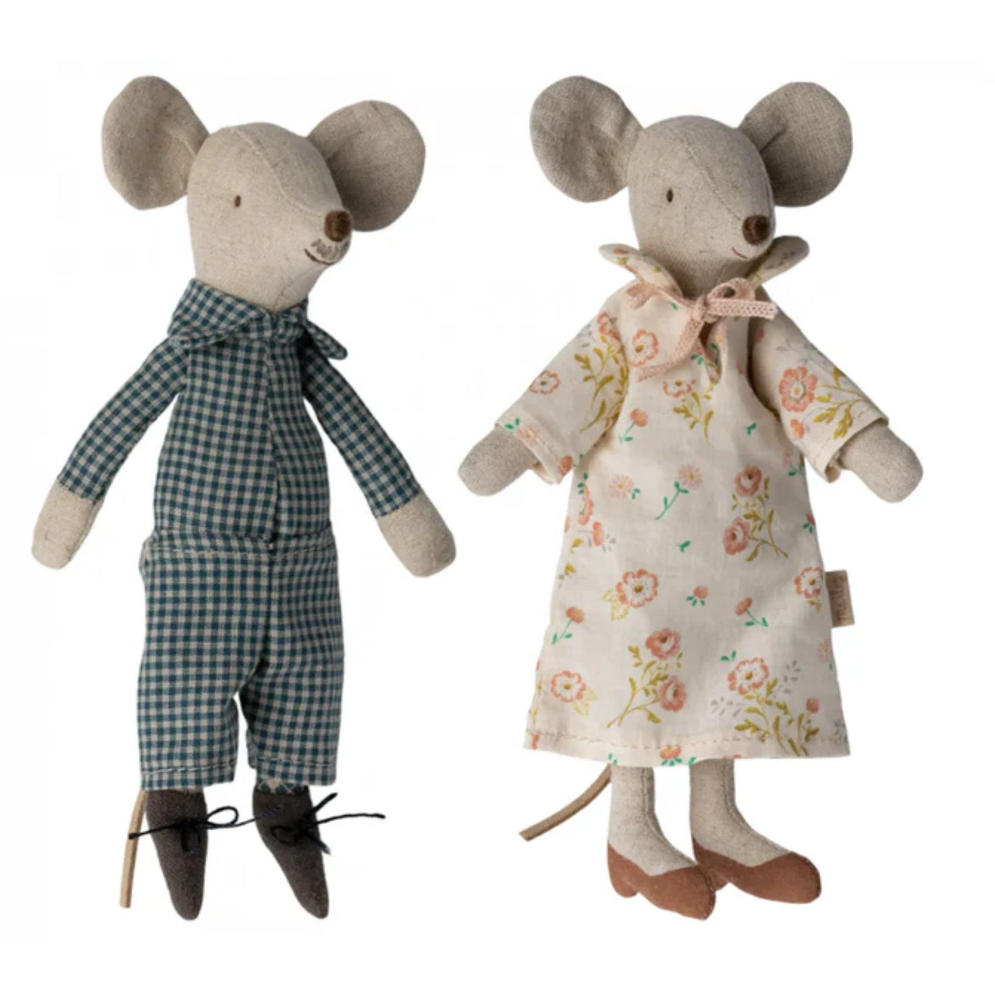 Maileg - Souris Grand-mère et Grand-père et leur boîte à cigares