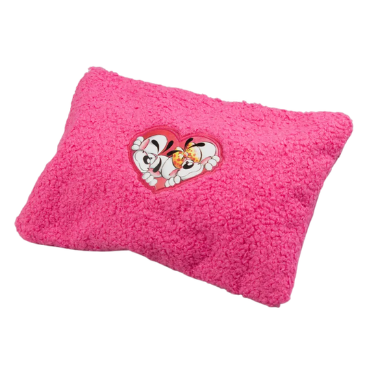 Diddl - Pochette en peluche rose