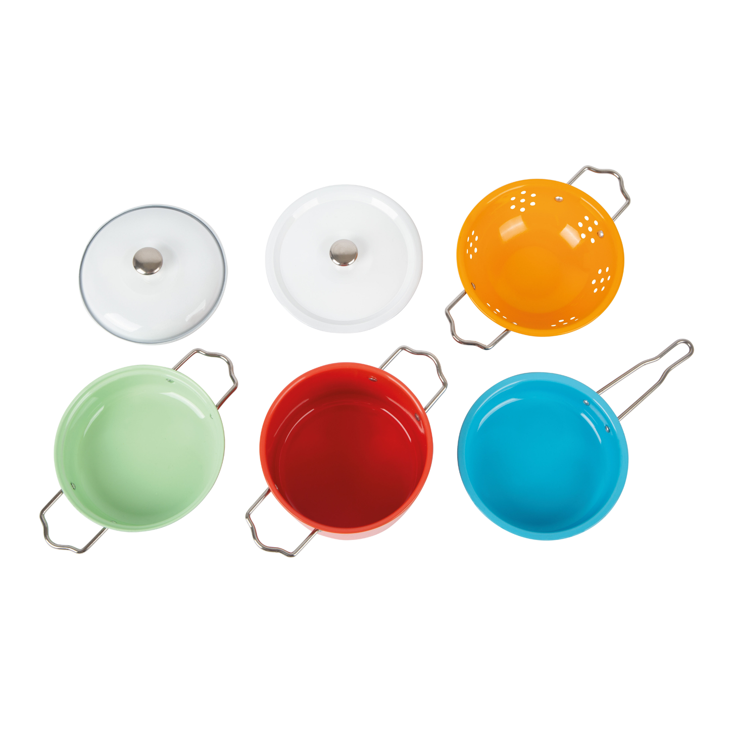 Dinette - Batterie de cuisine avec accessoires colorés - Smallfoot