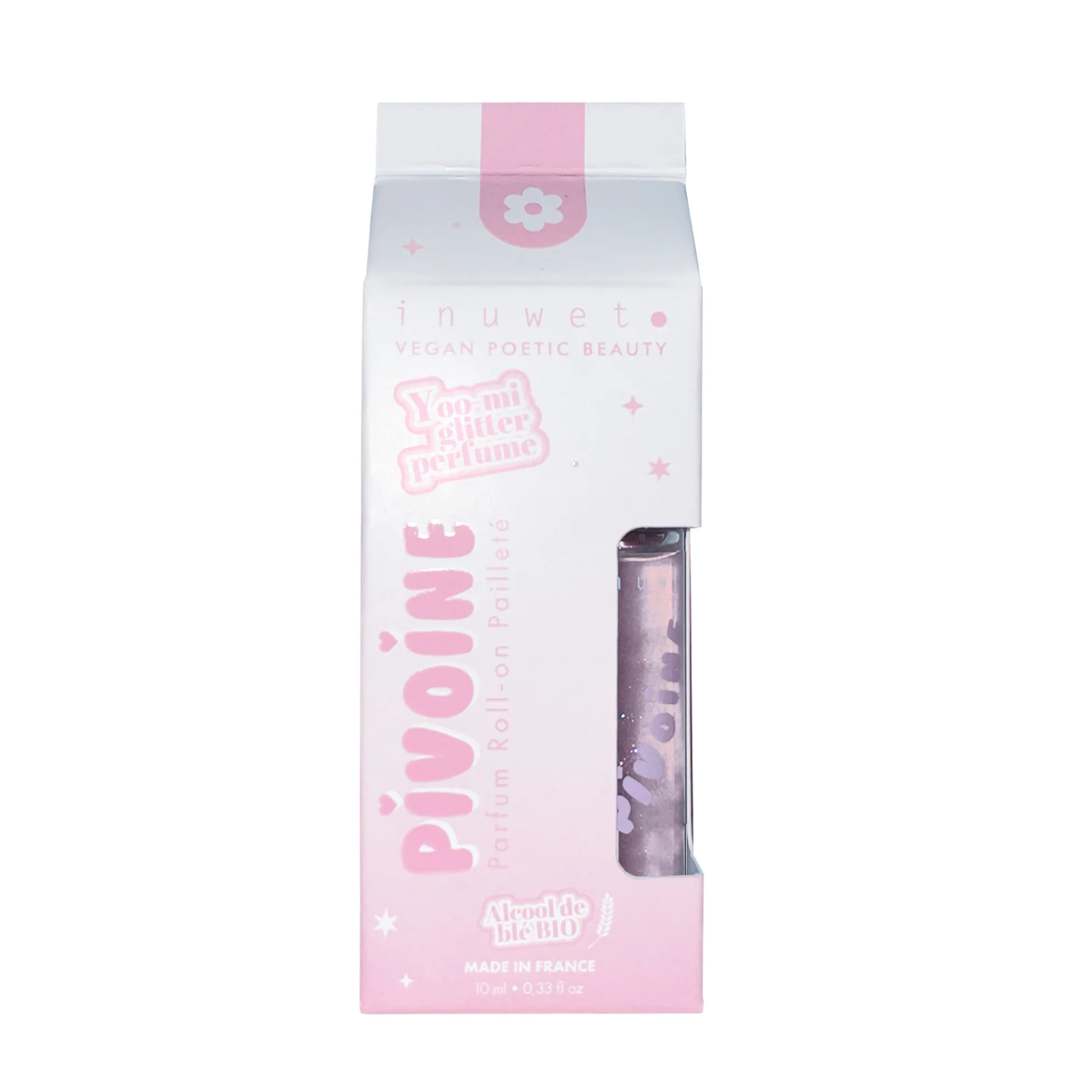 Parfum Roll-on Pailleté - Pivoine - Inuwet