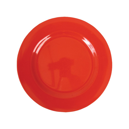 Petite assiette en mélamine rouge - Rice