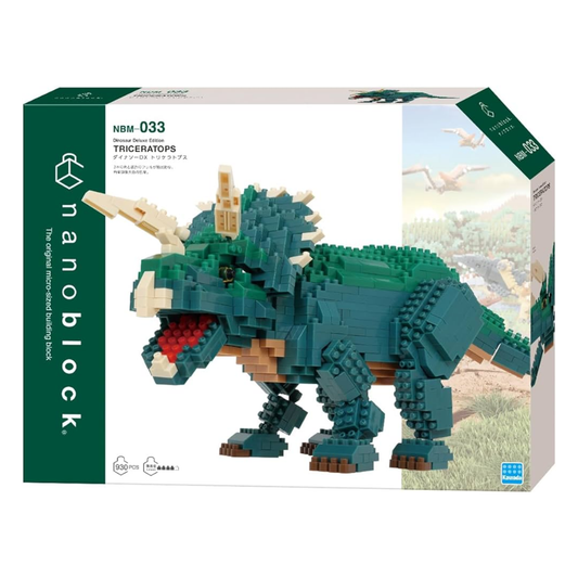 Nanoblock - Triceratops deluxe - Jeu de construction