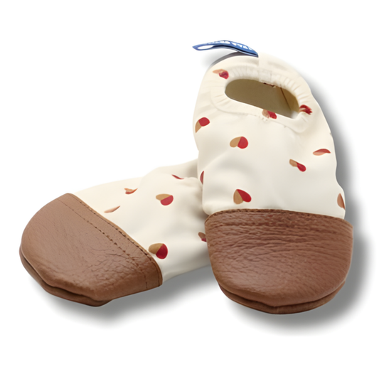 Chaussons tout-terrain - Les Petits Cœurs Bicolores - Les pas petits