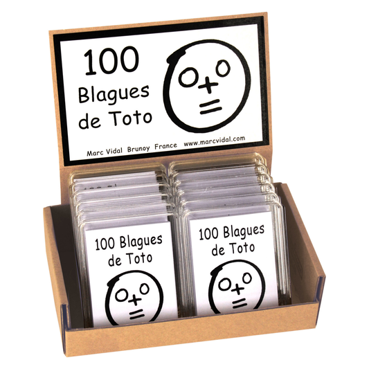Boîte de 100 blagues de Toto - Marc Vidal
