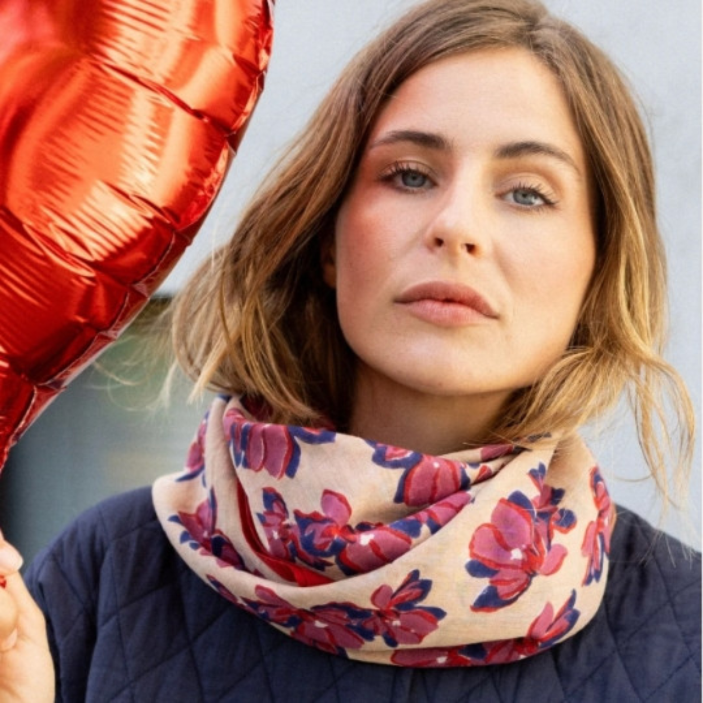 Grand Foulard Latika - Violetta Macadamia - Apaches