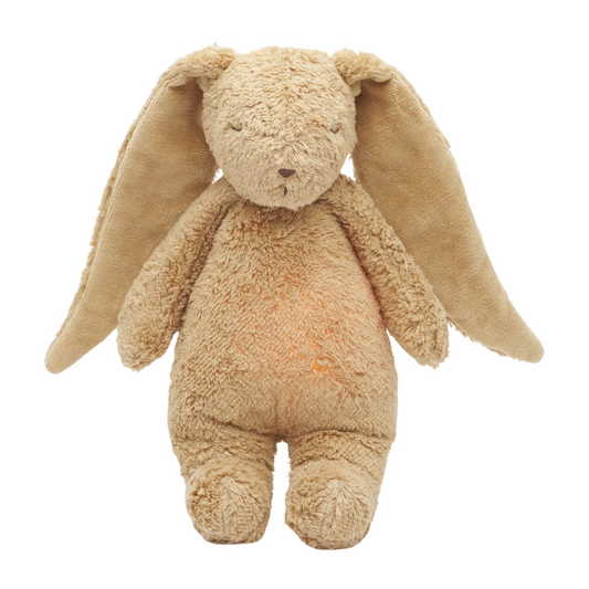 Moonie – Peluche lapin avec sons & lumières - Cappucino - BB&Co