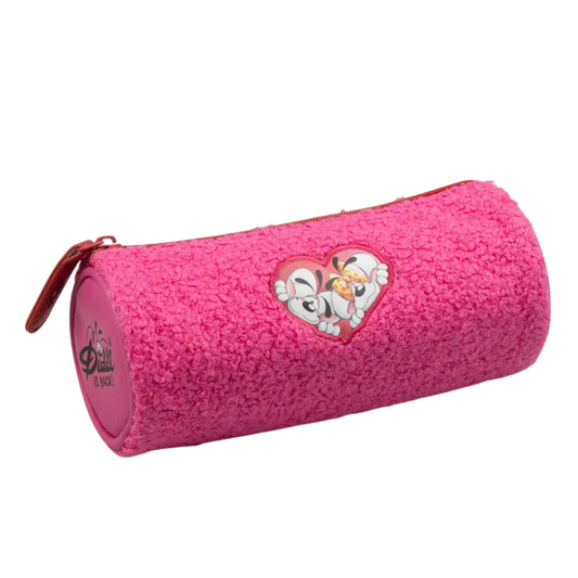 Diddl - Trousse en peluche rose