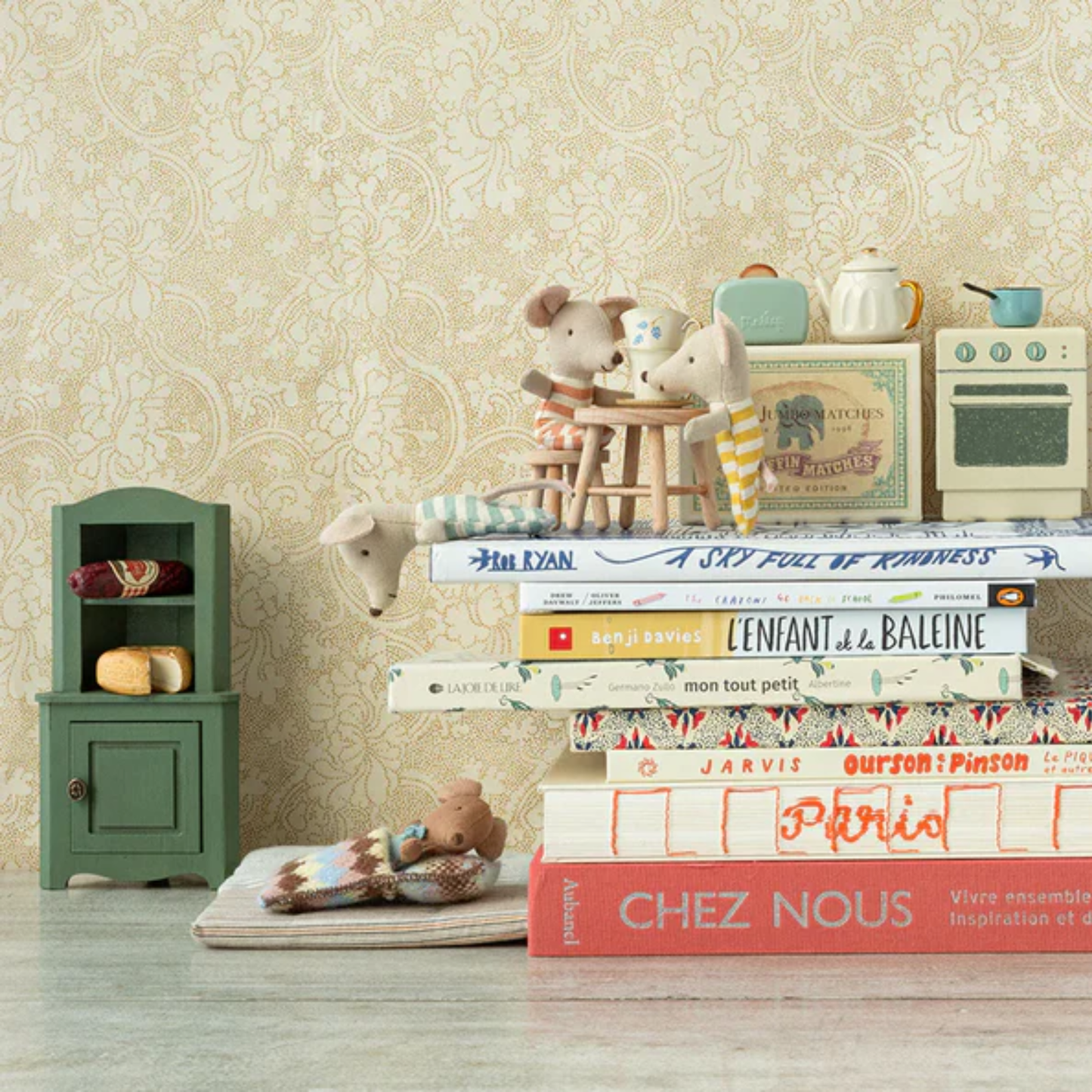 Maileg - Armoire d'angle pour souris - Elément miniature